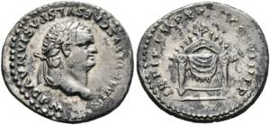 Titus (79-81) - Denarius (3,47 g), Roma, ... 