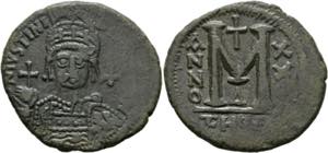 Iustinianus I. (527-565) - Follis (19,81 g), ... 