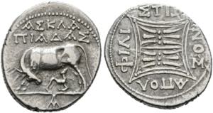 Apollonia - Drachme (3,25 g), Magistrate ... 