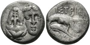 Istros - Drachme (5,10 g), ca. 380-280 v. ... 