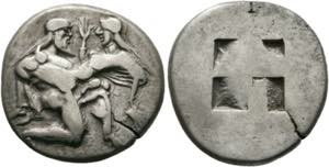Thasos - Stater (8,65 g), ca. 480-463 v. ... 