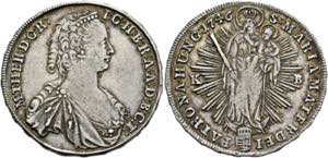 Maria Theresia 1740-1780 - 1/2 Taler 1746 KB ... 