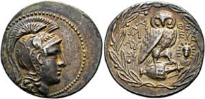 Athen - Tetradrachme (16,73 g), Magistrate ... 