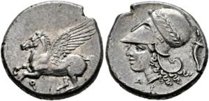 Korinth - Stater (8,57 g), ca. 375-300 v. ... 