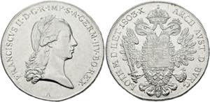 Franz II. 1792-1806-(1835) - Taler 1803 A ... 