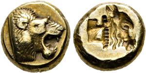 Lesbos - Hekte (2,54 g), ca. 521-478 v. Chr. ... 
