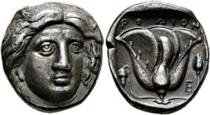 Rhodos - Tetradrachme (15,09 g), ca. 316-305 ... 