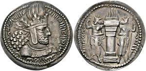 Shapur I. (240/241-272) - Drachme (4,24 g). ... 