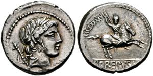 P. Crepusius - Denarius (3,58 g), Roma, 82 ... 