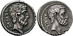 M. Iunius Brutus - Denarius (4,11 g), Roma, ... 