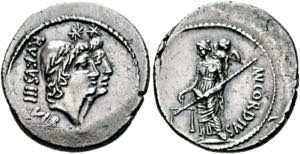 Mn. Cordius Rufus - Denarius (3,78 g), Roma, ... 