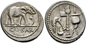 C. Iulius Caesar - Denarius (3,79 g), ... 
