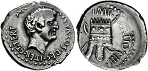 M. Antonius - Denarius (3,61 g), Antiochia ... 