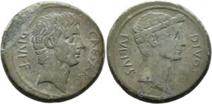 C. Caesar Octavianus - Sestertius (oder ... 