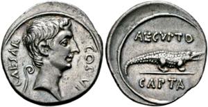 C. Caesar Octavianus - Denarius (3,64 g), ... 