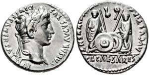 Augustus (27 v. Chr.-14 n. Chr.) - Denarius ... 