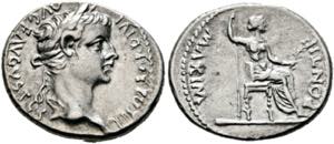 Tiberius (14-37) - Denarius (3,77 g), ... 