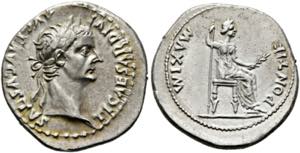 Tiberius (14-37) - Denarius (3,68 g), ... 