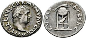 Vitellius (69) - Denarius (3,13 g), Roma, ... 