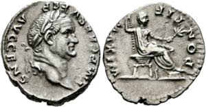 Vespasianus (69-79) - Denarius (3,28 g), ... 