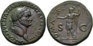 Vespasianus (69-79) - Sestertius (25,77 g), ... 
