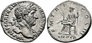 Hadrianus (117-138) - Denarius (3,32 g), ... 