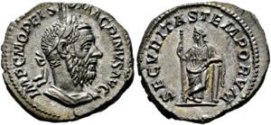 Macrinus (217-218) - Denarius (3,58 g), ... 