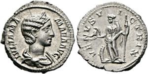 Iulia Mamaea (222-235) - Denarius (3,55 g), ... 