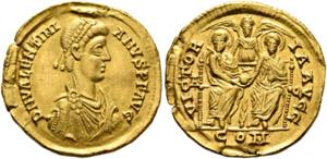 Valentinianus II. (375-392) - Solidus (4,33 ... 