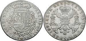 Karl III. 1703-1711 - Patagon 1710 Antwerpen ... 