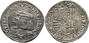 Guglielmo Gonzaga 1566-1587 - Teston o. J. ... 