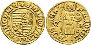 Sigismund 1387-1437 - Goldgulden (3,47g) o. ... 