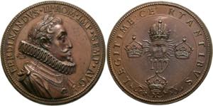 Ferdinand II. 1619-1637 - AE-Medaille (44mm) ... 
