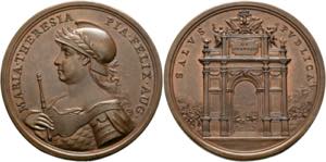 Maria Theresia 1740-1780 - AE-Medaille ... 