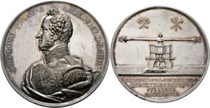 August Longin 1797-1842 - AR-Medaille ... 