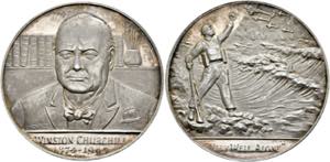 Winston Churchill 1874-1965 - AR-Medaille ... 