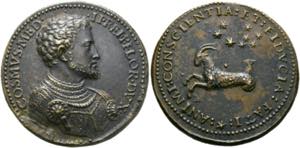 Cosimo I. Medici 1519-1574 - Bronzemedaille ... 