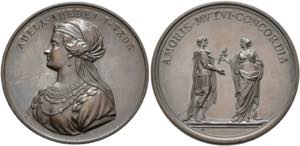 Amadeus I. 1048-1051 - AE-Medaille (53mm) ... 