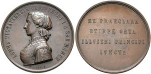 Pietro I. 1060-1078 - AE-Medaille (53mm) ... 
