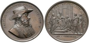 Amadeus II. 1060-1080 - AE-Medaille (51mm) ... 