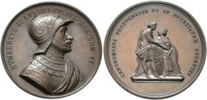 Umberto II. 1080-1103 - AE-Medaille (53mm) ... 