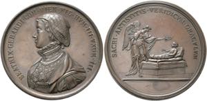 Umberto III. 1148-1149 - AE-Medaille (53mm) ... 