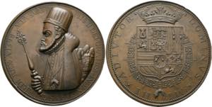 Philipp II. 1556-1598 - AE-Medaille o.J. ... 
