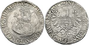 Ferdinand I. 1521-1564 - Taler o. J. Wien AV ... 