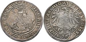 Ferdinand I. 1521-1564 - 1/2 Taler zu 36 ... 