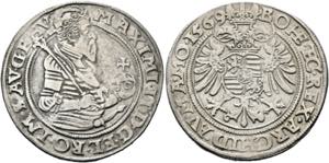 Maximilian II. 1564-1576 - 1/2 Guldentaler ... 