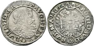 Rudolf II. 1576-1612 - 3 Kreuzer (Groschen) ... 