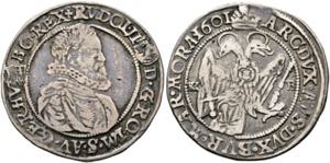Rudolf II. 1576-1612 - 1/4 Taler 1601 KB ... 