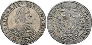 Ferdinand III. 1637-1657 - Taler 1640 Wien ... 