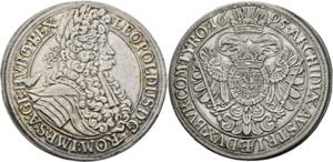 Leopold I. 1657-1705 - Taler 1695 Wien Mm. ... 